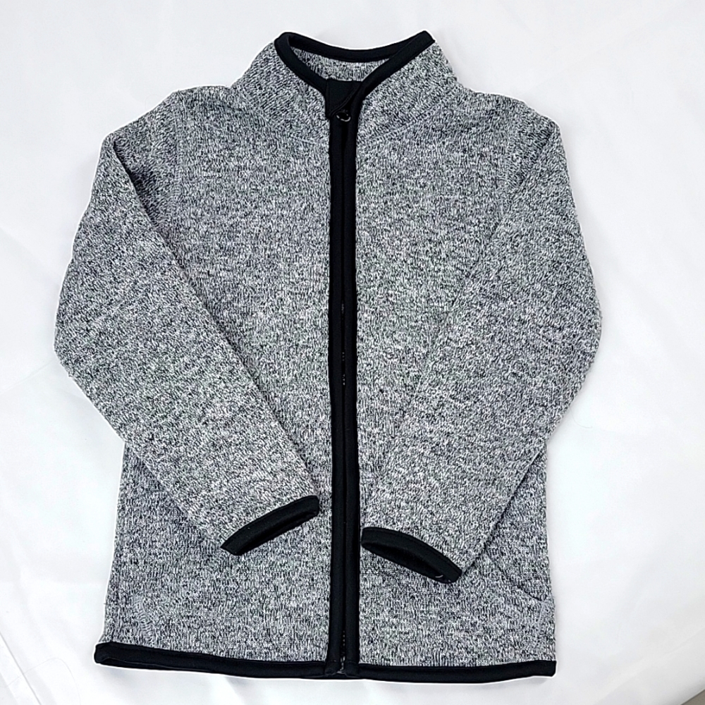 Jumping Beans Boys Gray Zip Up Sweater